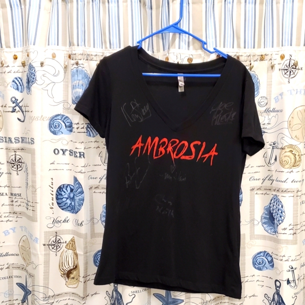 AMBROSIA FANS...AUTOGRAPHED AMBROSIA CONCERT TSHIRT.